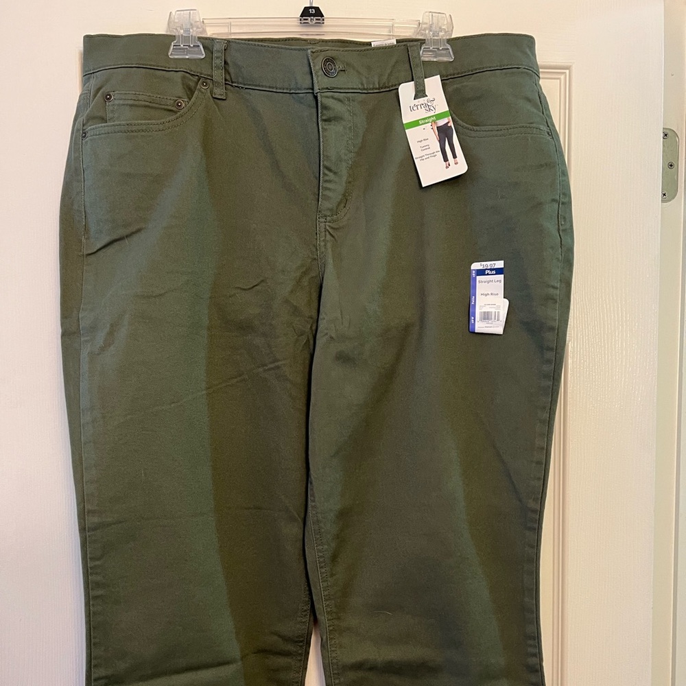 Army Green Petite, Plus Size Jeans